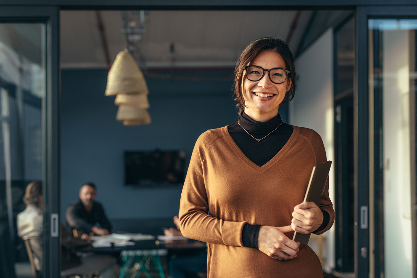 employee at a large business