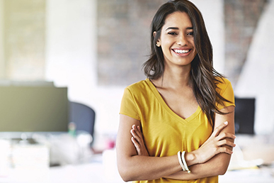 woman in office